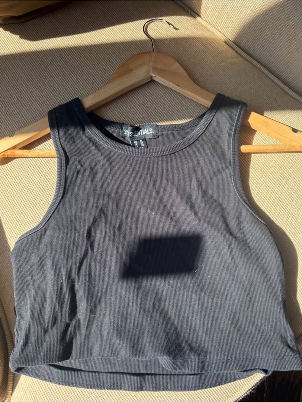 5 ESSENTIALS Ribbed Cropped Tank